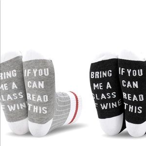 “If you can read this...” Funny Novelty Women’s Socks - set of 2